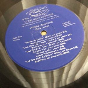 Gary Lanier Where I'm Going Vinyl Lp '77